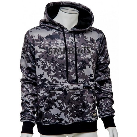 BANK GREY DIGI CAM HOODIE S